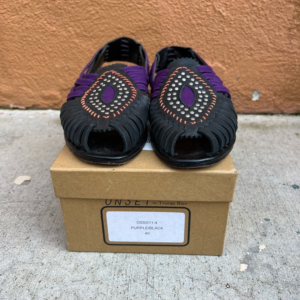 Huarache sandal by Australian footwear designer Tristan Blair